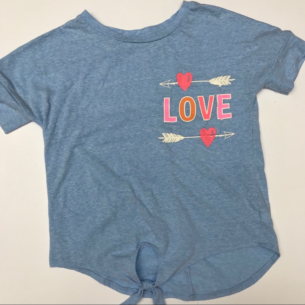 🔥Girls Love blue top size 7/8